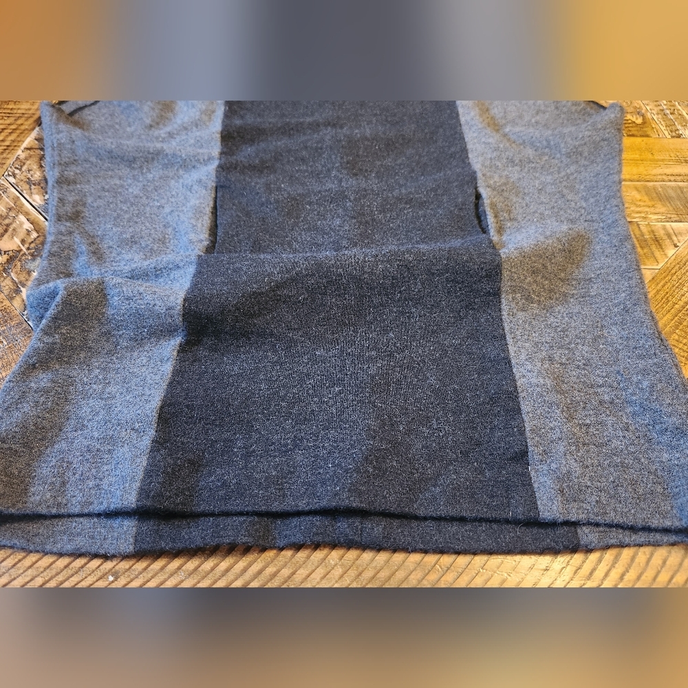 Bergdorf Goodman Vince Angola Wool Charcoal Gray Dolman Short Sleeve Sweater Med - Picture 11 of 12